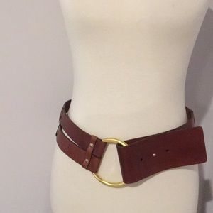 Banana Republic - brown waist belt - size S
